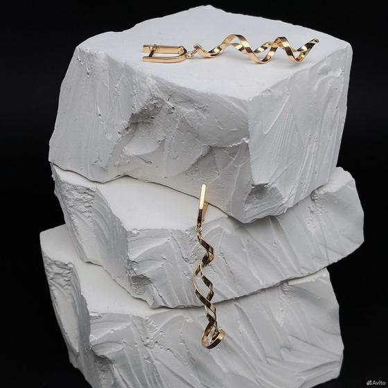 Золотые серьги 585пр. вес: 3,31гр