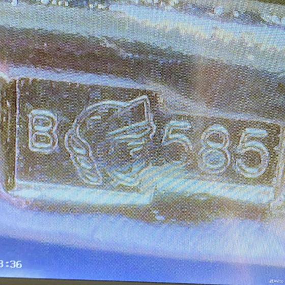Золотые серьги с камнями 585пр. вес: 3,65гр