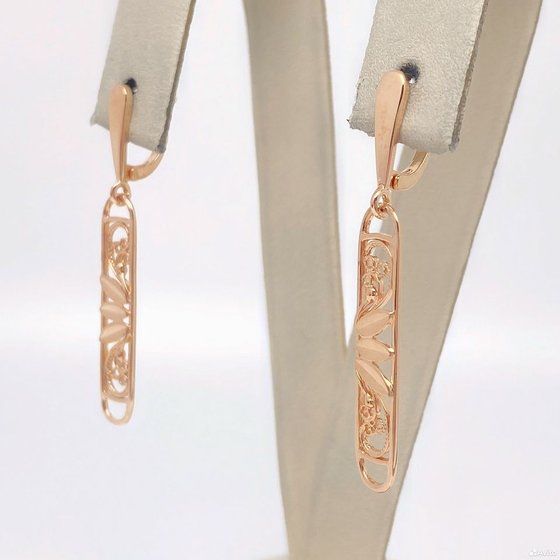 Золотые серьги 585пр. вес: 2,98гр