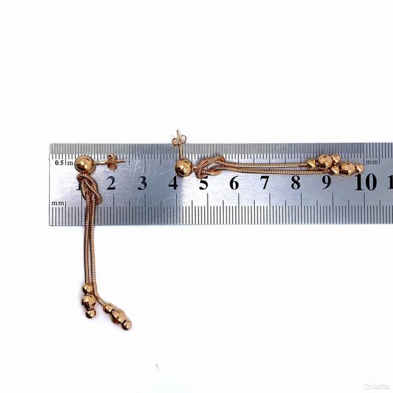 Золотые серьги 585пр. вес: 4,65гр