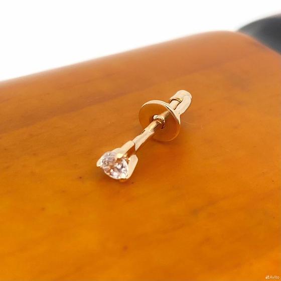 Золотые серьги 585пр