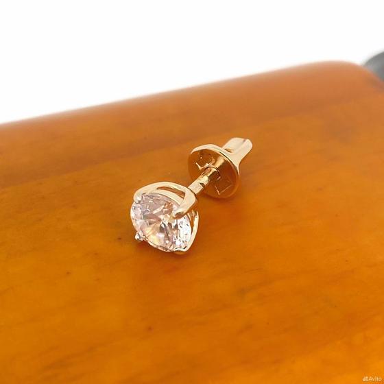 Золотые серьги 585пр