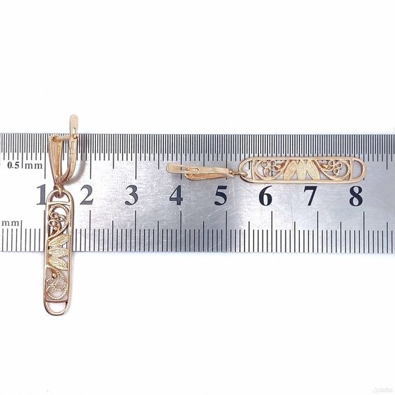 Золотые серьги 585пр. вес: 2,98гр