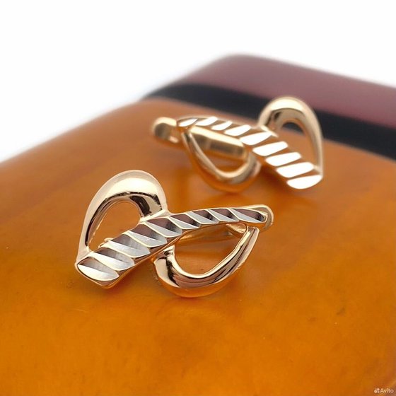 Золотые серьги 585пр. вес: 2,73гр