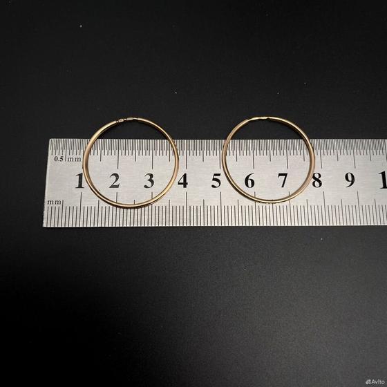 Золотые серьги 585пр. вес: 1,80гр