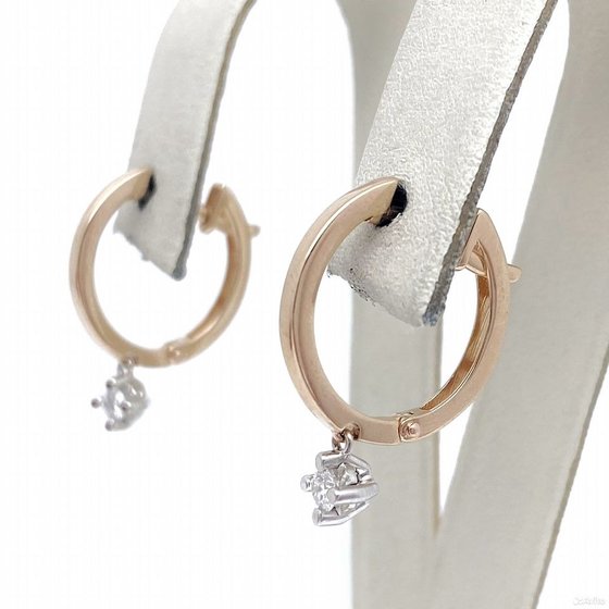 Золотые серьги с бриллиантами 585пр. вес: 2,94гр