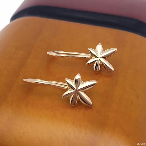 Золотые серьги 583пр. вес: 2,10гр