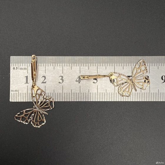 Золотые серьги 585пр. вес: 2,80гр