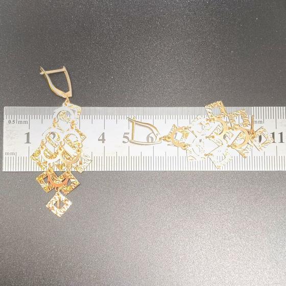 Золотые серьги 585пр. вес: 6,93гр