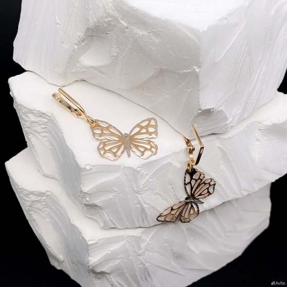 Золотые серьги 585пр. вес: 2,80гр