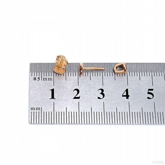 Золотые серьги 585пр. вес: 0,97гр