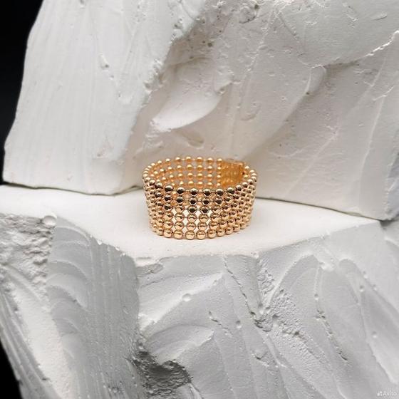 Золотое кольцо 585пр. вес: 3,17гр. размер: 17