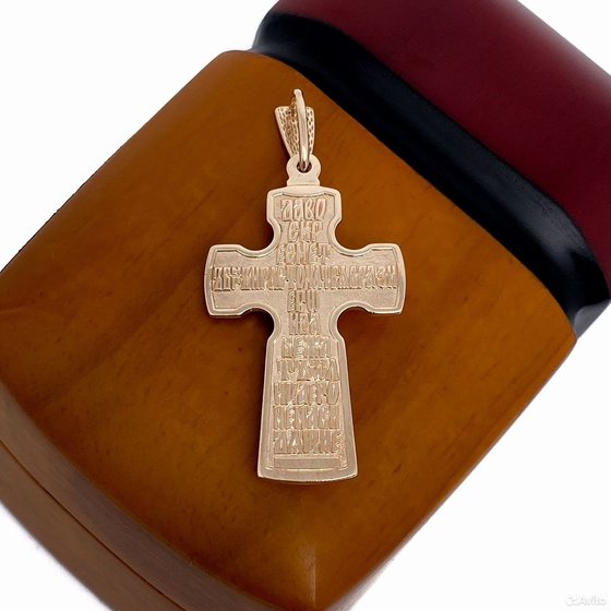 Золотой крест 585пр. вес: 8,11гр