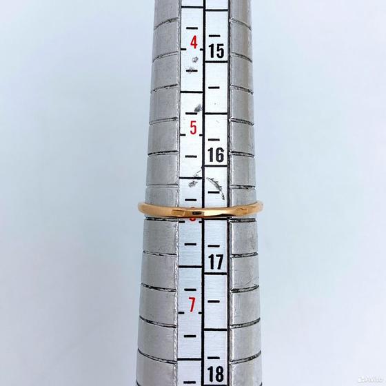 Золотое кольцо с камнем 585пр. размер: 16,5
