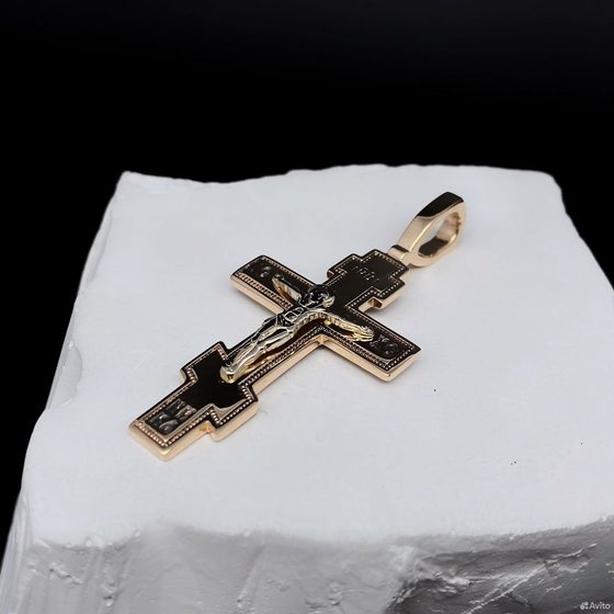Золотой крест 585пр. вес: 7,91гр