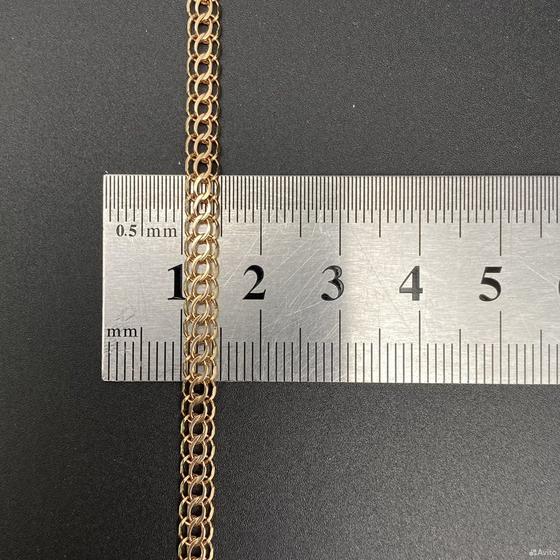Золотая цепь 585пр. вес: 8,47гр. длина: 43см