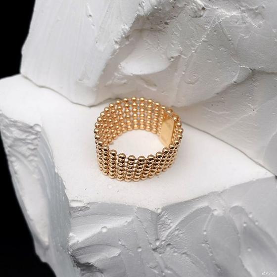 Золотое кольцо 585пр. вес: 3,17гр. размер: 17