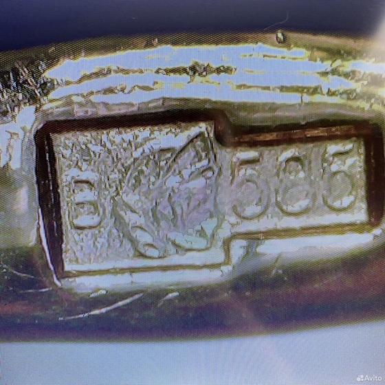 Золотое кольцо с камнями 585пр. размер: 19,4