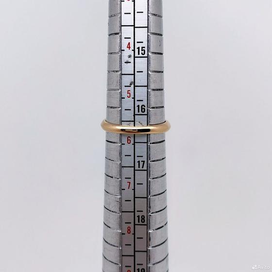 Золотое кольцо с камнем 585пр. размер: 16,3