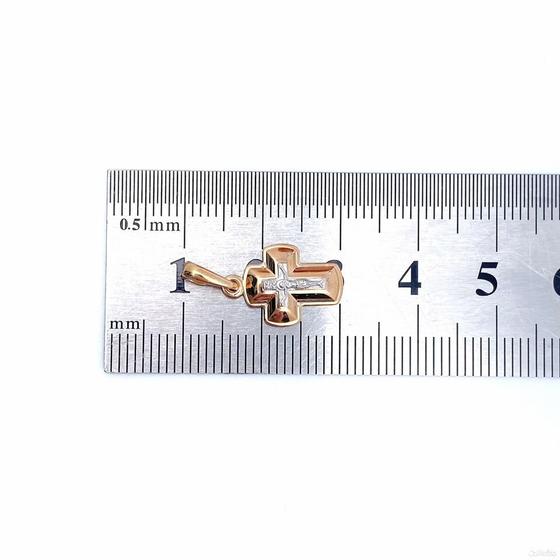 Золотой крест 585пр. вес: 0,87гр