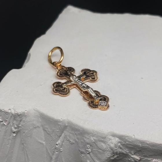 Золотой крест 585пр. вес: 0,99гр