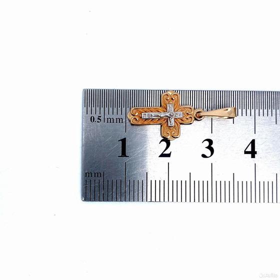 Золотой крест 585пр. вес: 1,45гр