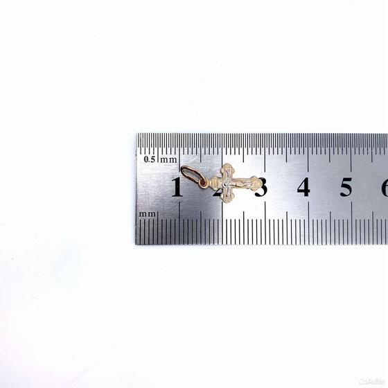 Золотой крест 585пр. вес: 0,46гр