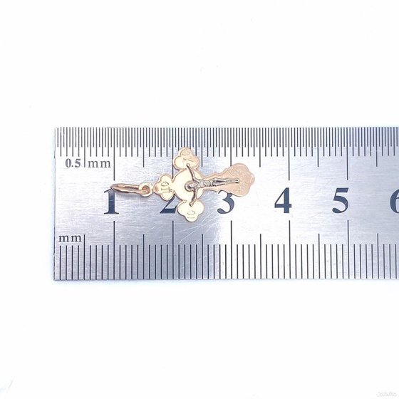 Золотой крест 585пр. вес: 0,85гр