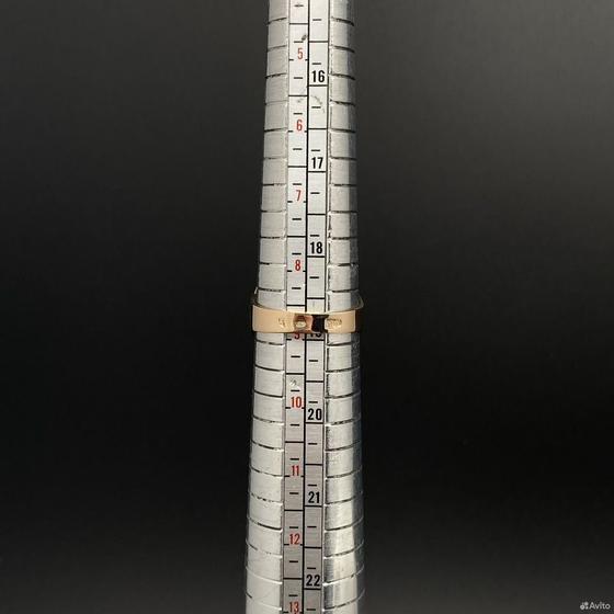 Золотое кольцо с камнем 583пр. размер: 18,8