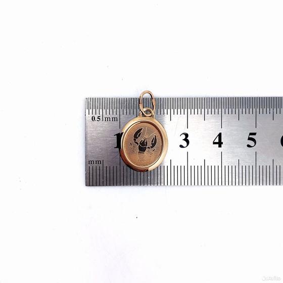 Золотая подвеска 585пр. вес: 0,88гр