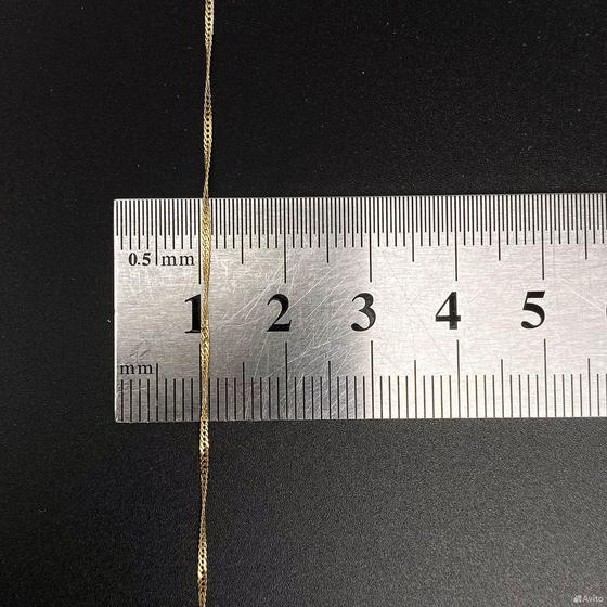 Золотая цепь 585пр. вес: 1,07гр. длина: 46см