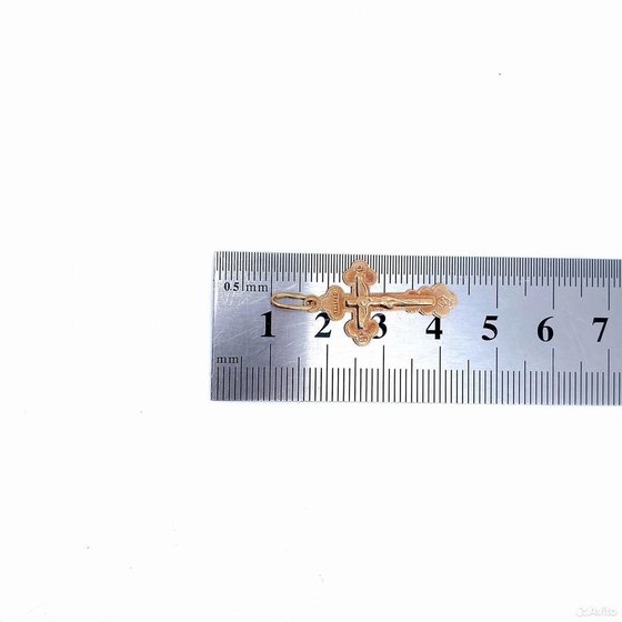 Золотой крест 585пр. вес: 1,04гр