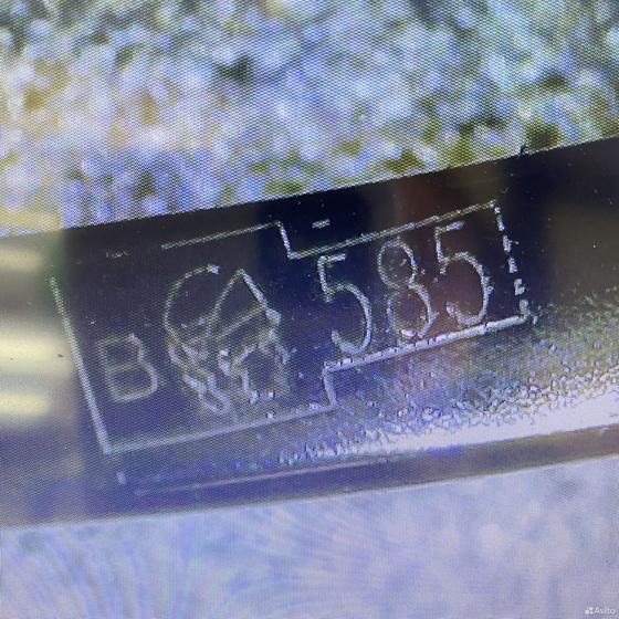 Золотое кольцо с бриллиантами 585пр. размер: 16