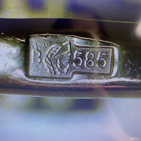 Золотое кольцо с бриллиантами 585пр. размер: 15,5