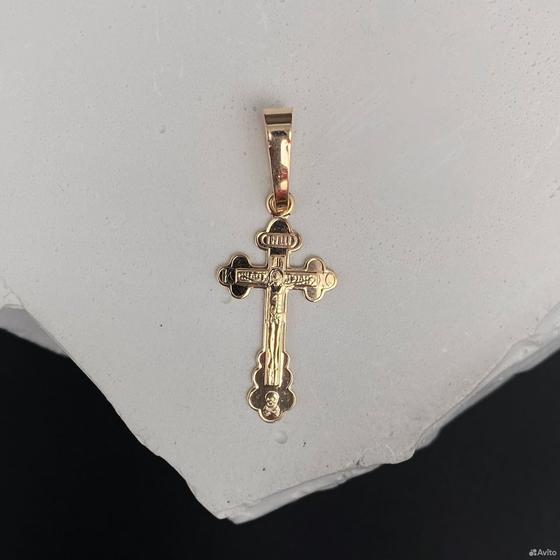 Золотой крест 585пр. вес: 0,40гр