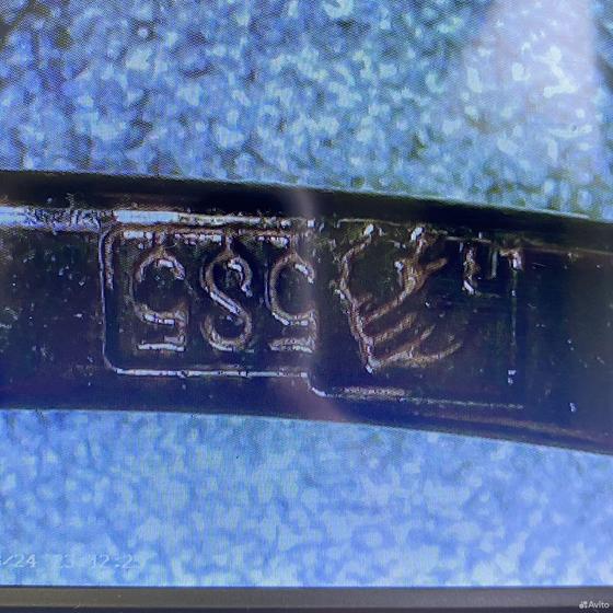 Золотое кольцо с бриллиантами 585пр. размер: 17