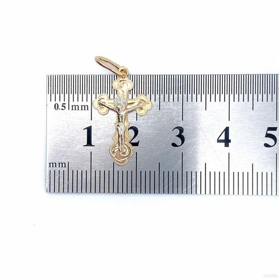Золотой крест 585пр. вес: 1гр