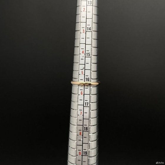 Золотое кольцо с камнем 585пр. размер: 16