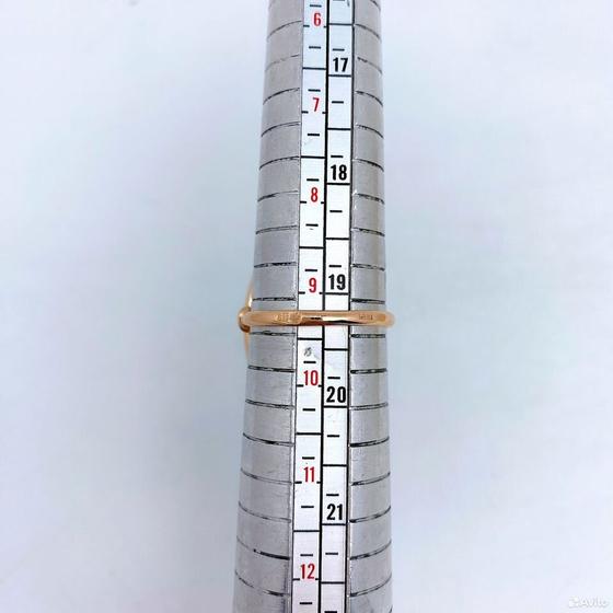 Золотое кольцо с камнем 583пр. размер: 19,3