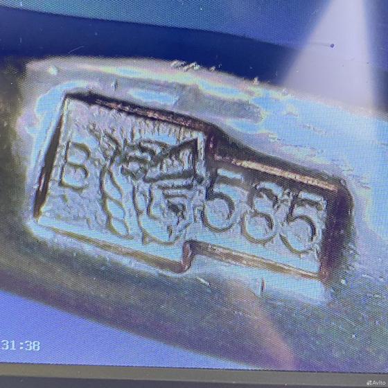 Золотое кольцо с камнями 585пр. размер: 20,3