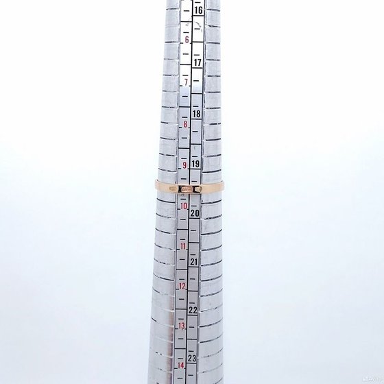 Золотое кольцо с камнем 583пр. размер: 19,5