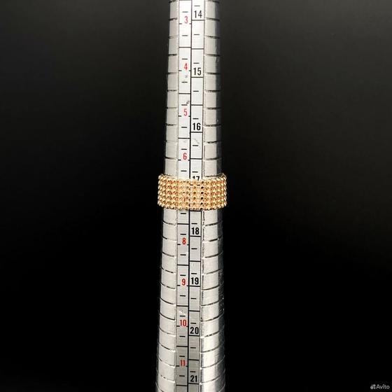 Золотое кольцо 585пр. вес: 3,17гр. размер: 17